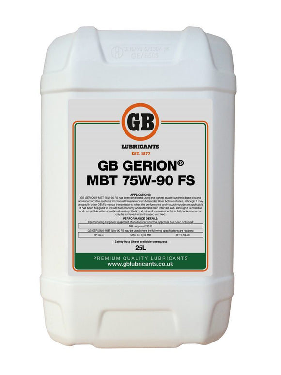 GB GERION® MBT 75W-90 FS